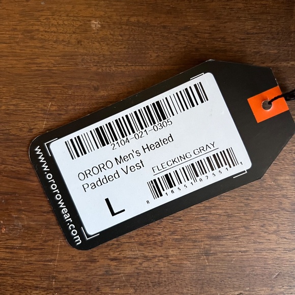 Ororo Men's Classic Heated Vest - Flecking Gray - Size Large - Picture 6 of 8